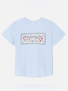 Re/Done Classic Snoopy Love Tee